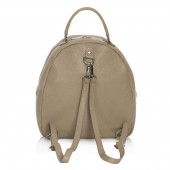 Rucsac dama din piele naturala DiAmanti Alessia Taupe